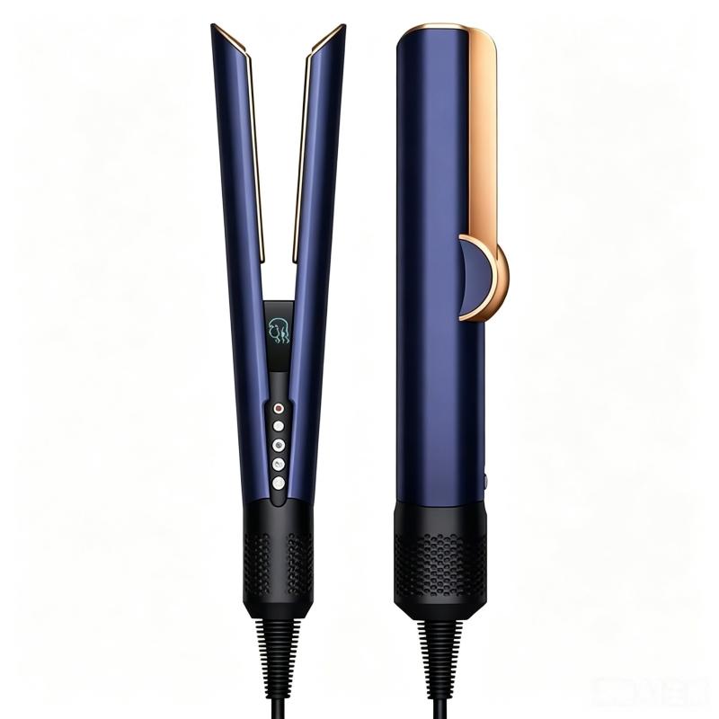 Dyson Airflow Wet Dry Hair Straightener 3 Temp Modes 1600W Flat Iron with Heat Resistant Storage Mat