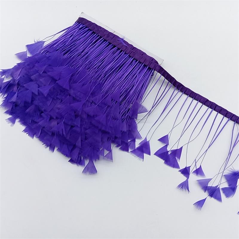 1Yards Pheasant Chicken Feathers Trims Sewing In Dress Fringe For Clothes Diy Needlework Decor Wedding Plume Crafts Accessories