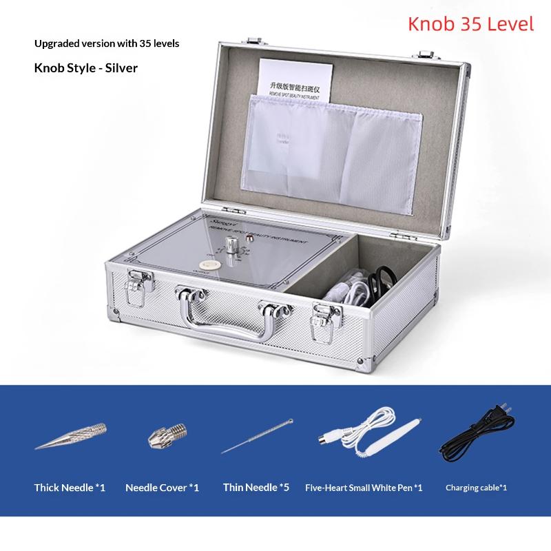 1 Set Remove Dark Mole Face Cleaner Skincare Tool 220V Electronic Spot Scanner Dead Skin Removal Beauty Device Blackhead Remover