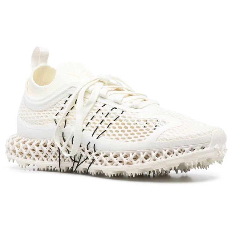 Adidas Y-3 Runner 4D Halo Off White Unisex Sneakers Cream Black IE4854