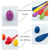 Children's Outdoor Fun Game Toy Egg Spoon Balance Sport Wooden Spoon Toss Ball Sense Training Early Education Puzzle Party Game