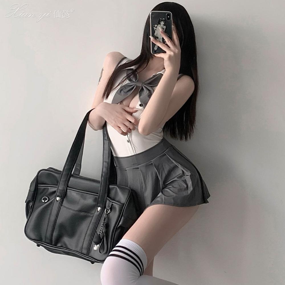 Xianyi Erotic Underwear Pure Desire Wind Sexy Student Clothing Jk Passion Clothes Women's No-take Uniform Temptation Set 460
