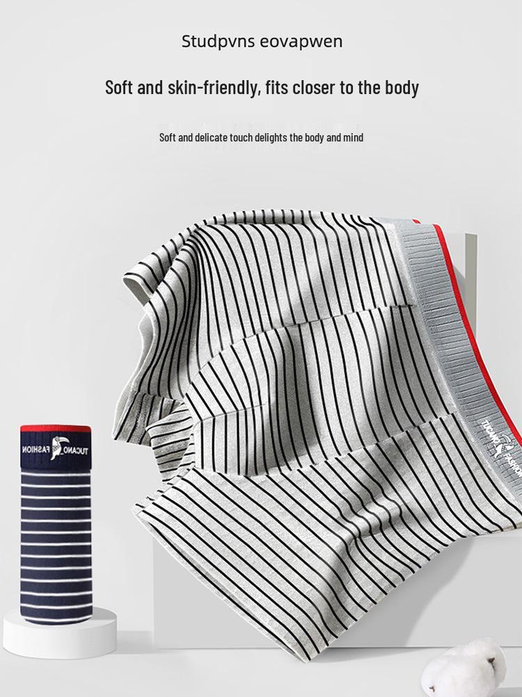 Luksusowe bawełniane bokserki męskie Woodpecker - Kolekcja Jesień 2025, Oddychające i wygodne