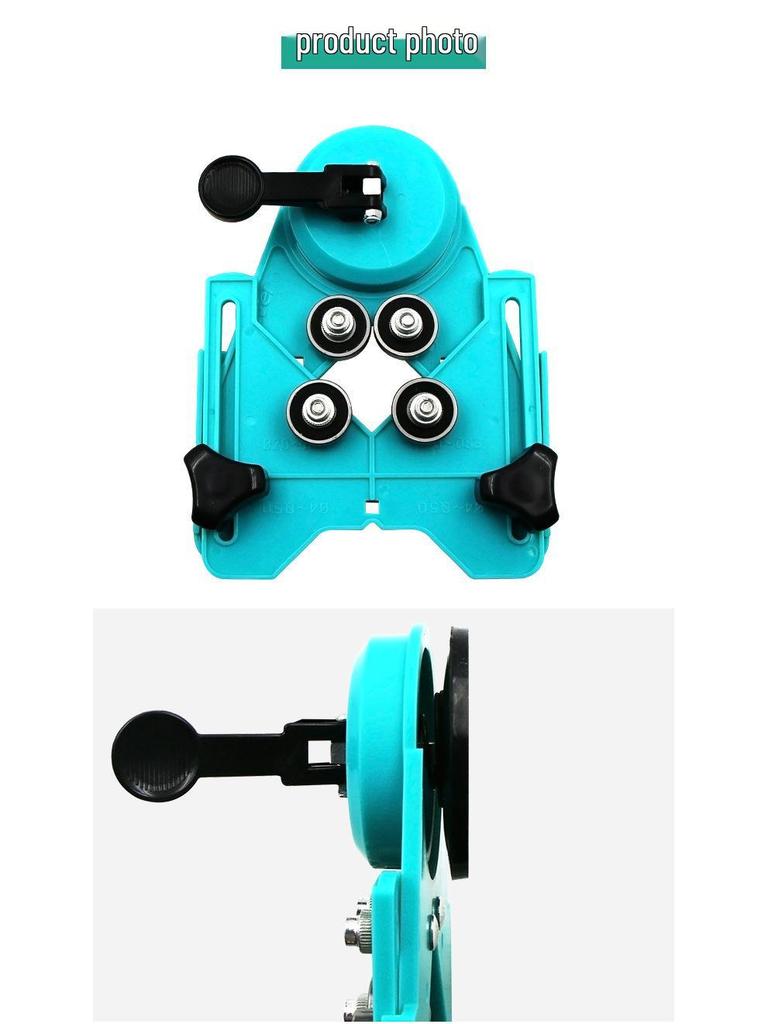 Tile Punch & Chamfer Locator for Glass and Marble