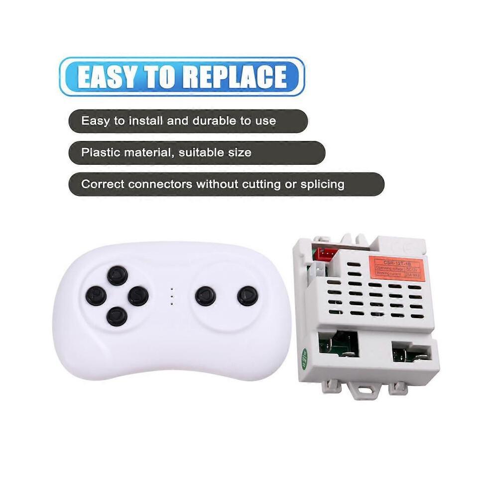 CSR-12T-1B 12V Kids Powered Ride On Car Remote Control and Receiver for Children Electric Car Replac