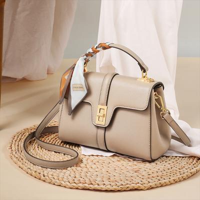 Crossbody Bag Cowhide Handbag High-end Shoulder Bag Light Luxury Birthday New Year Gift for Mother