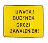 Board 23*29Cm Warning! The Building Is In Risk Of Collapse! - Tab B6