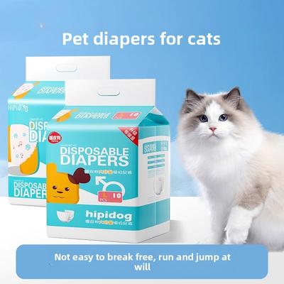 Katt Specialblöjor Engångsblöjor Honkatt Menstruationsbindor Mosterbindor Urin Visar Husdjursblöjor