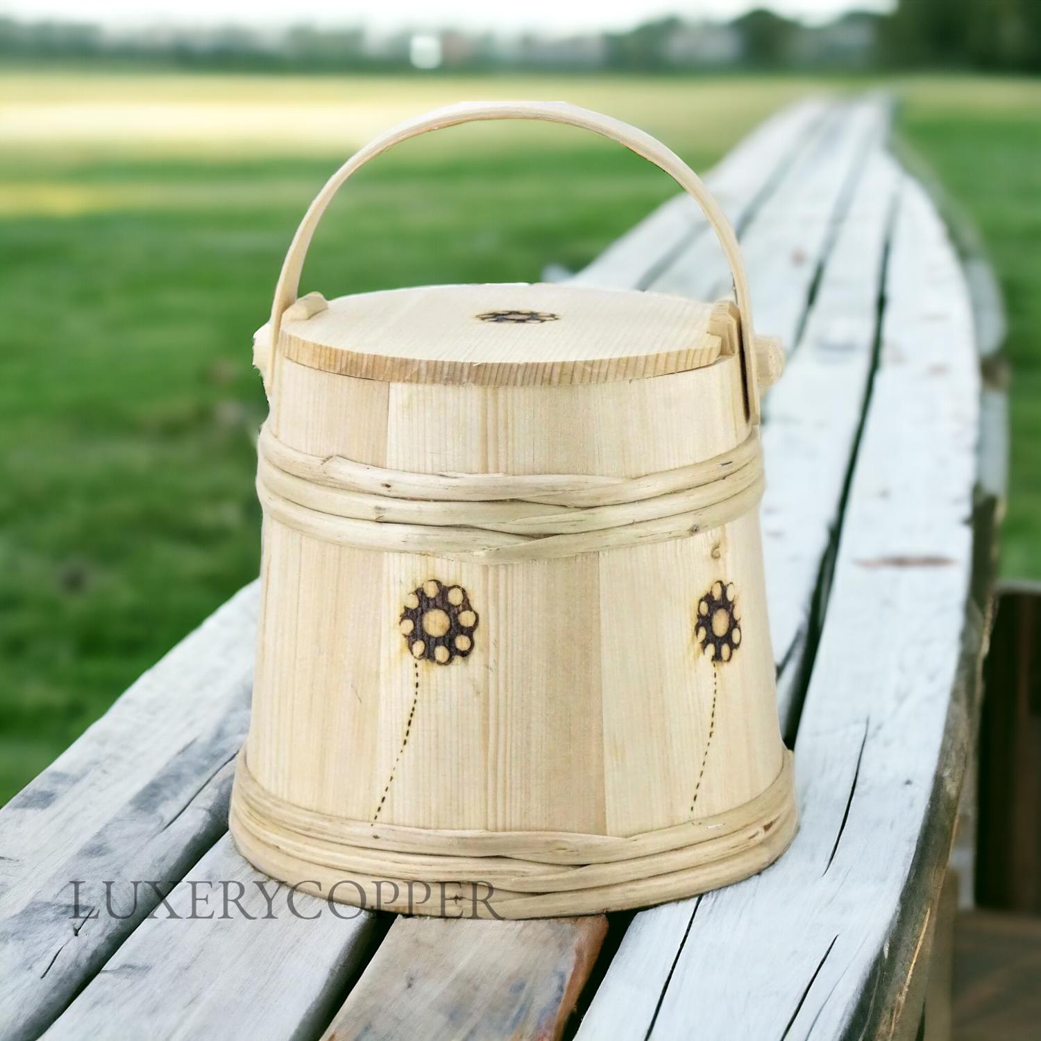 

Külek Wooden Butter Storage Container