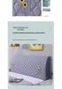 Modern Quilted Corduroy Upholstered Headboard Cover with Backrest