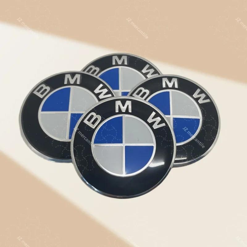 4pcs-60mm It Is Suitable for Refitting the Alloy Sticker Hub Center of BMW X1/X3/X5/X6 Z4 M2/M3/M4 Automobile Tire Center.