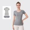 LU3.0 Women's Quick-Dry Short Sleeve Yoga Top for Fitness and Running