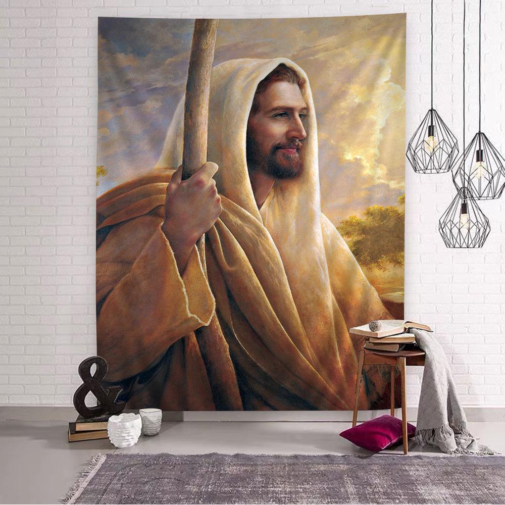 Cristo Jesus Hanging Bohemian Tapestry Indian Buddha Wall Decoration Witchcraft Bohemian Hippie Cheap Hippie Wall Hanging