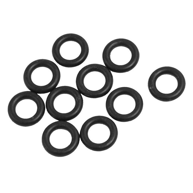 10 Pcs Red Rubber 10mm x 2.5mm Oil Seal O Rings Gaskets Washers