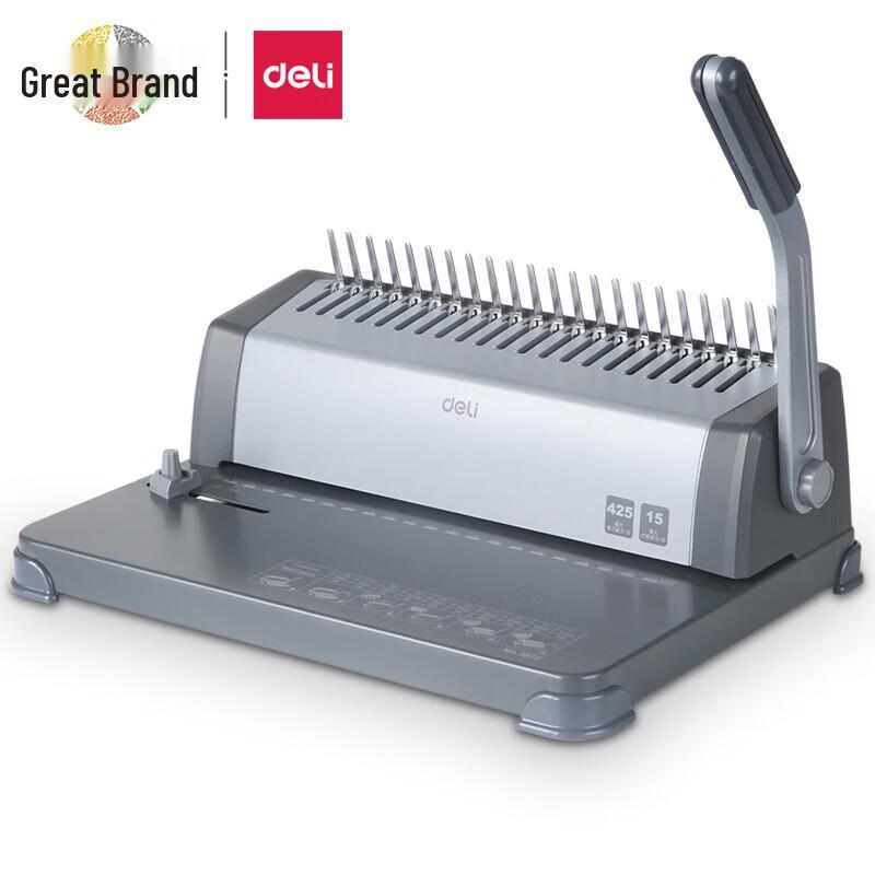 Deli 21-Hole Comb Binding Machine 3872