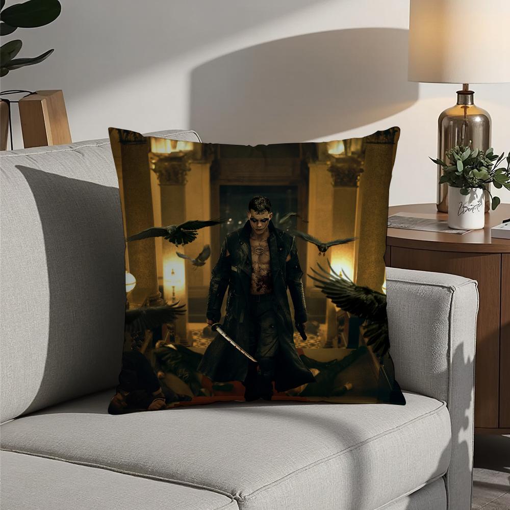 Hot-Movie The C-Crow Pillow Case 3D Print Polyester Fiber 40*40cm Home Sofa Throw Decoration Festival Gift