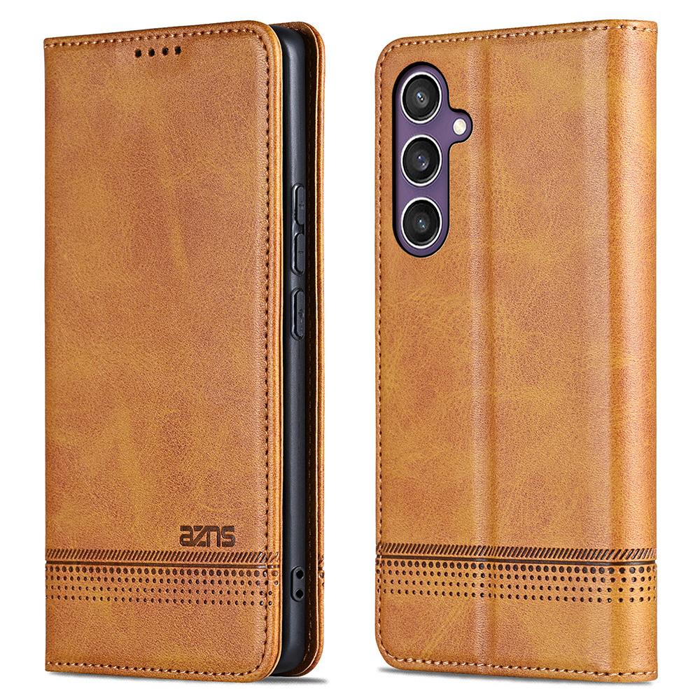 

AZNS For Samsung Galaxy A36 5G Case Cowhide Texture PU Leather Wallet Phone Cover D