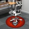 1pc Halloween Spooky Office Round Area Rug, Under Office Chairs Bedroom Living Room Home Decor, Room Deco, Available In Various Sizes