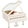 1PC Piano Music Box With Light New Year Gift For Girl Friend Christmas Present Home Decoration Without Battery