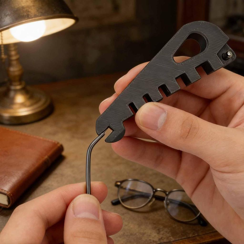 Professionals Eyeglass Repair Tool Anti-Slip Precise Adjustment Eyeglasses Adjustment Tool for Beginners Opticians Technicians