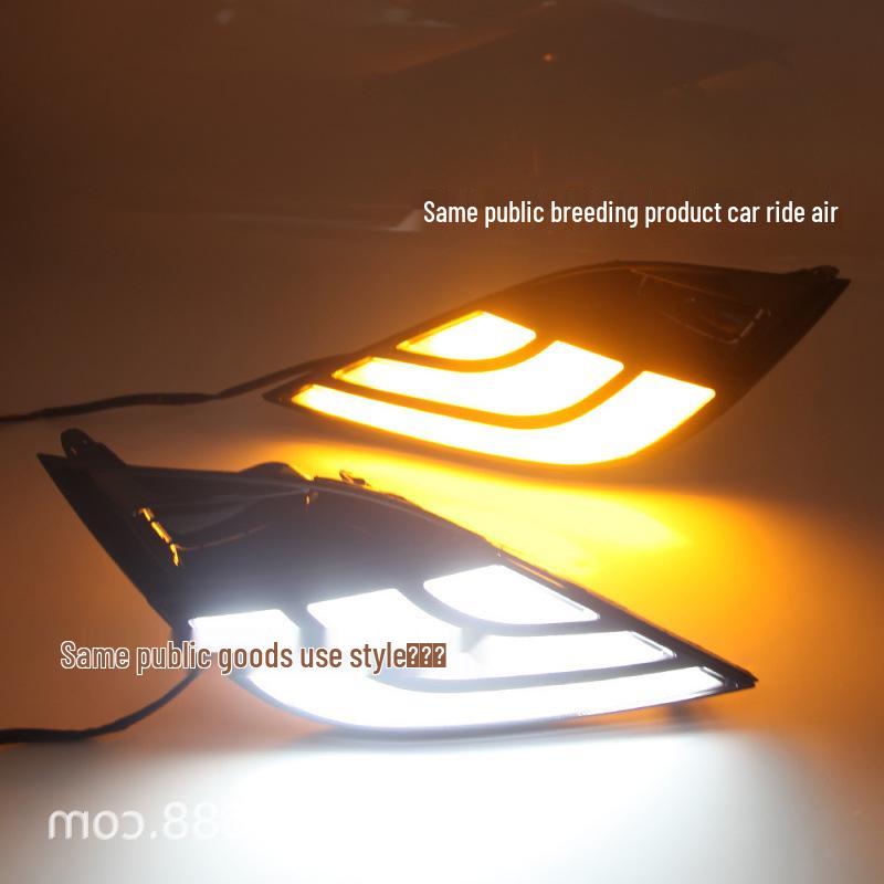 Світлодіодні денні ходові вогні та протитуманні фари для оновлення переднього бампера Camry 18-19