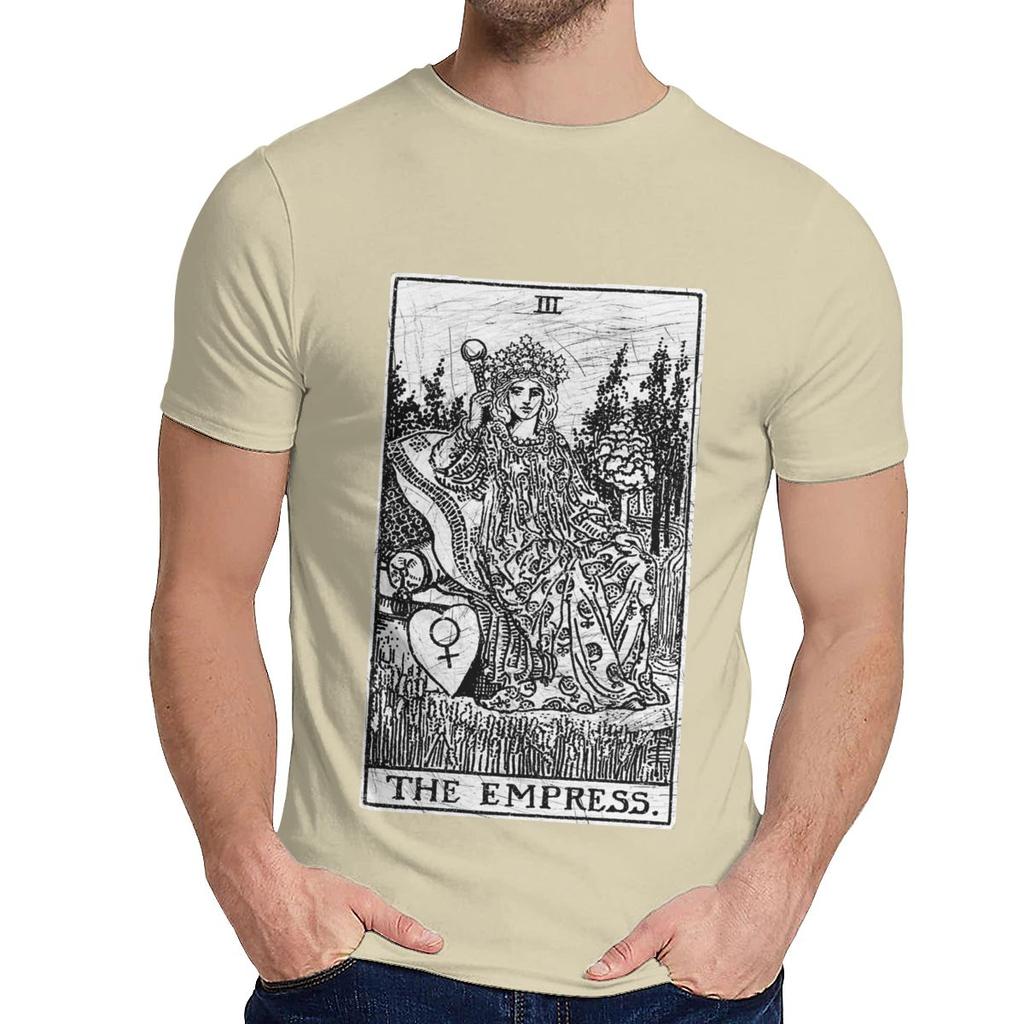 The Empress Tarot Card T Shirt Major Arcana Fortune Telling Occult T Shirt Casual O Neck