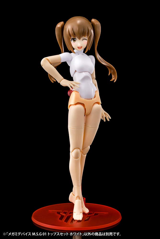 Kotobukiya Megami Device 01 Tops Set Approximately 20mm in Scale Plastic Model M.S.G White, Length, 1/1