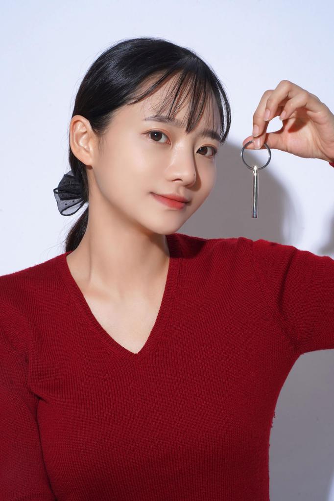 Alavel Keychain, Car, Motorcycle, Bicycle, Ring, Key Ring, Men's, Women's, Small, Smart, Simple Design, Metallic Silver, Key Case, Round, Cylindrical