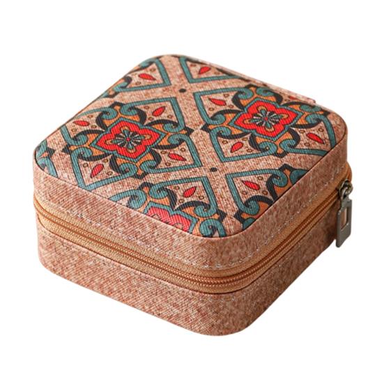 Vintage Jewelry Box, with Soft Interior Organizer, Lightweight Portable Travel Storage Case for Rings Earrings Necklaces
