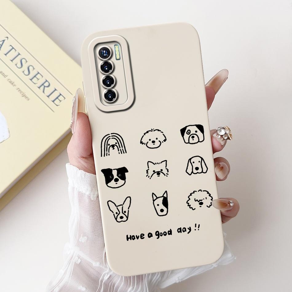 For Tecno Camon 17 Pro 17P Phone Case Camon17 Camon17P 17Pro CG8 CG7 CG6 Elegant Floral Pattern Soft Silicone Shockproof Cases