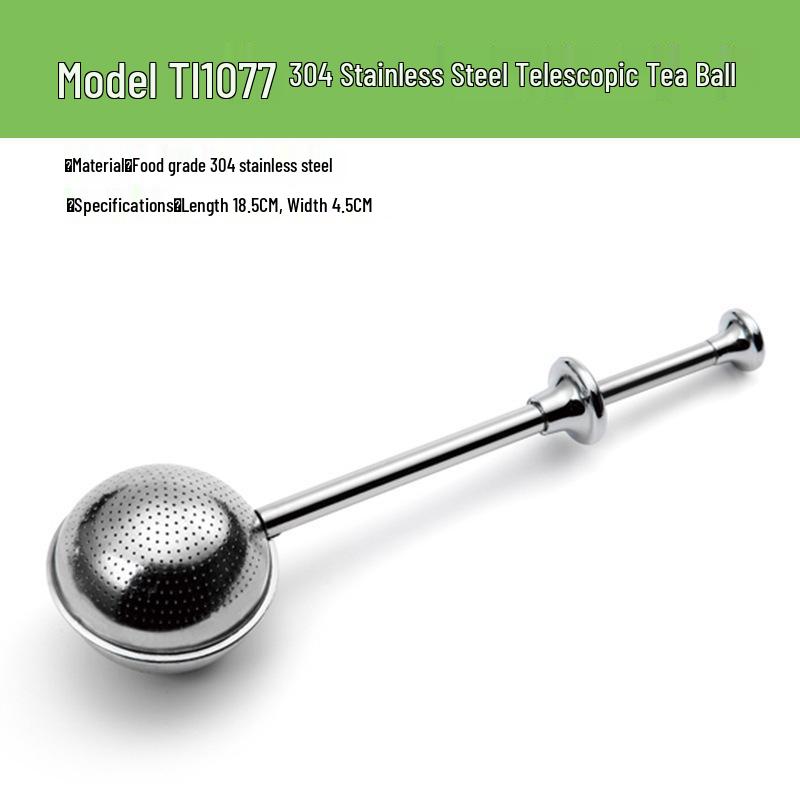 Stainless Steel Tea Infuser with Pipe-Shaped Handle