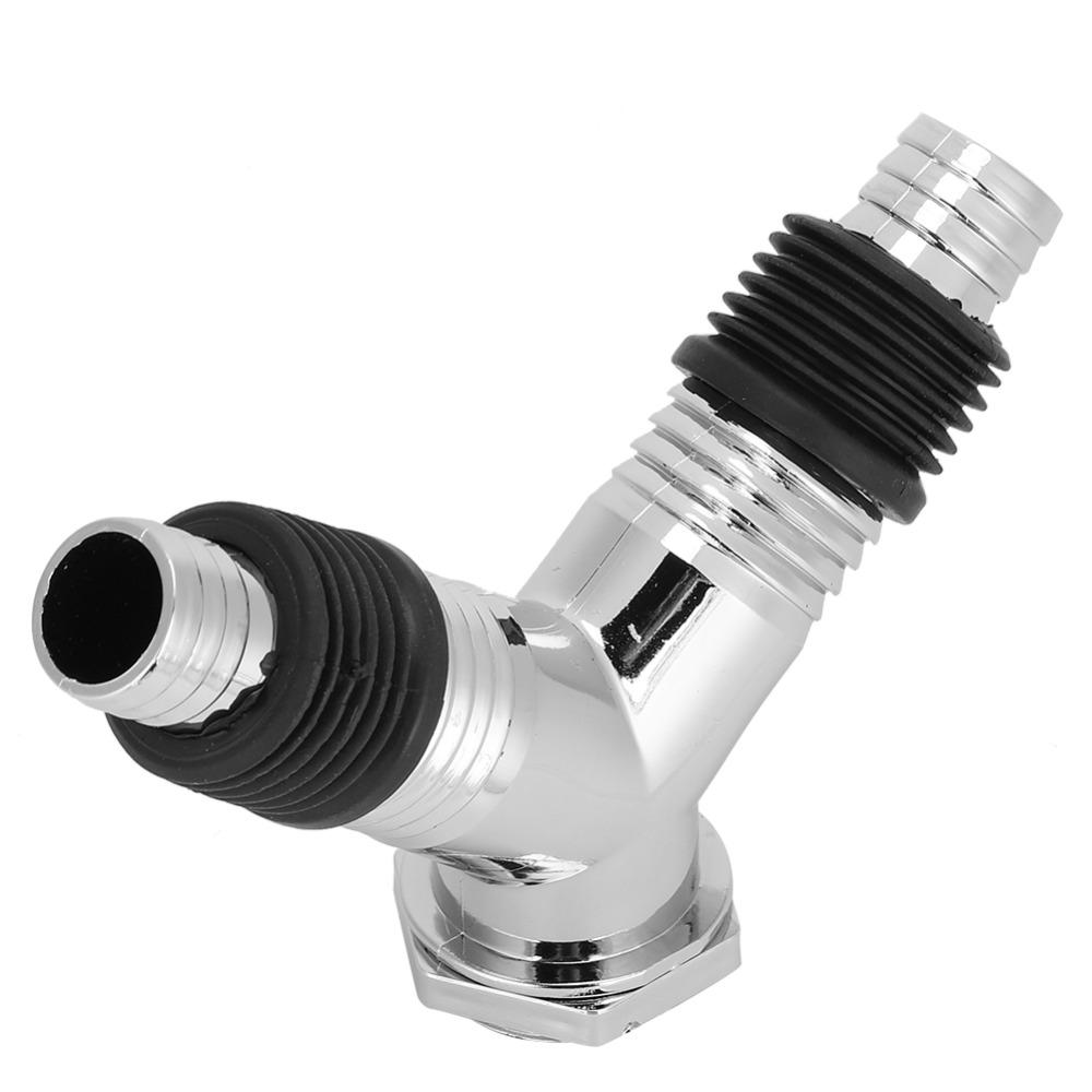 ABS Material Y Pipe Connector Backflow Preventer Floor Drain Connector  Washing Machine
