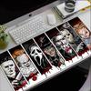 Halloween Horror Theme Mouse Pad, Non Slip Rubber Base, Multifunctional Office & Home Decor, Perfect for Workspace Personalization.