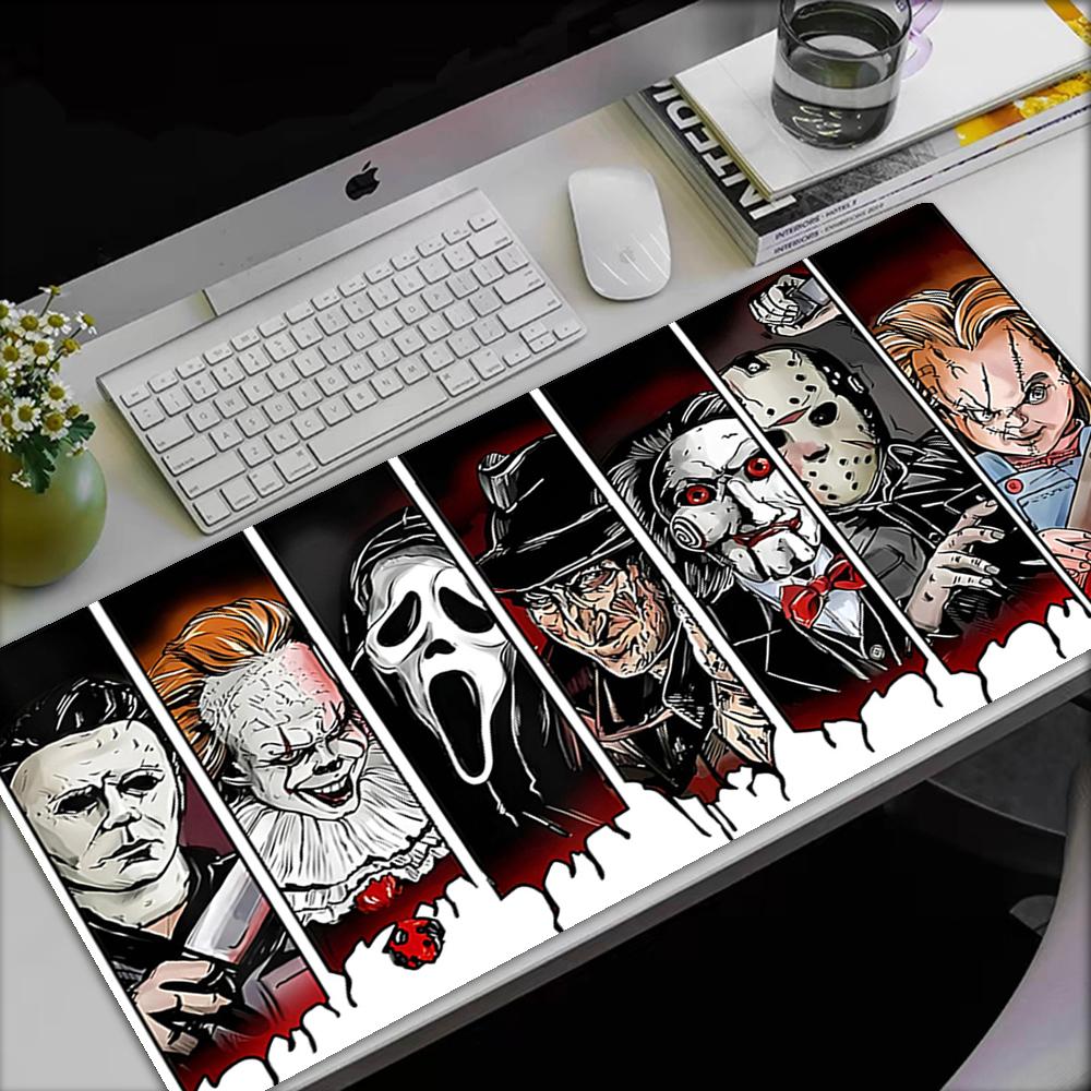 Halloween Horror Theme Mouse Pad, Non Slip Rubber Base, Multifunctional Office & Home Decor, Perfect for Workspace Personalization.