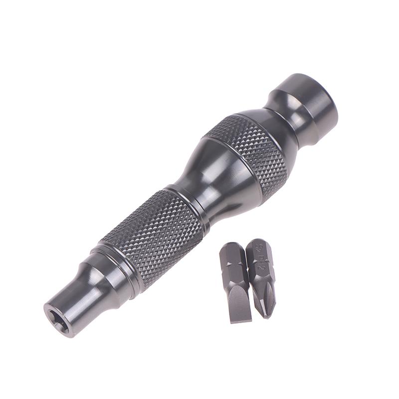 Metal Screwdriver Multi-Purpose Wrench 6.35 Batch Head Aluminum Alloy Household Cross Handle Precision Portable Wrench