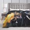 Ace Frehley Plush Blanket Boy Girl  Flannel Throw Blanket For Couch Chair Soft Custom Quality Bedspread Birthday Present