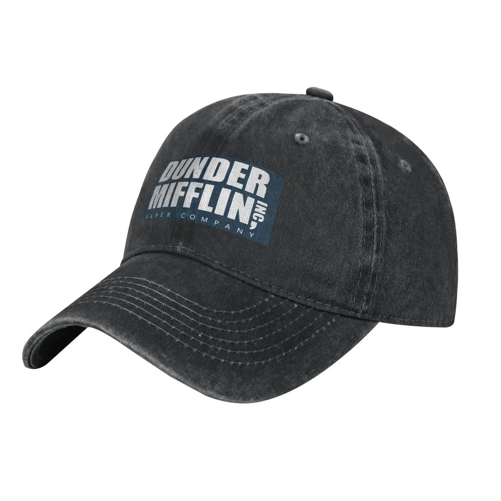 The Office Dunder Mifflin Paper Company Men Women Baseball Caps  Washed Hats Classic Outdoor Activities Adjustable Snapback Cap