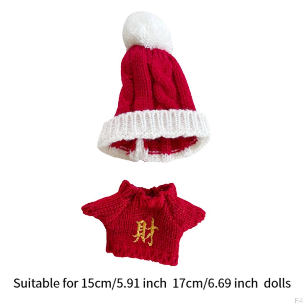 6 Inch Doll Apparel, DIY Outfit, Clothing for Kids, Sweater Mini Dolls