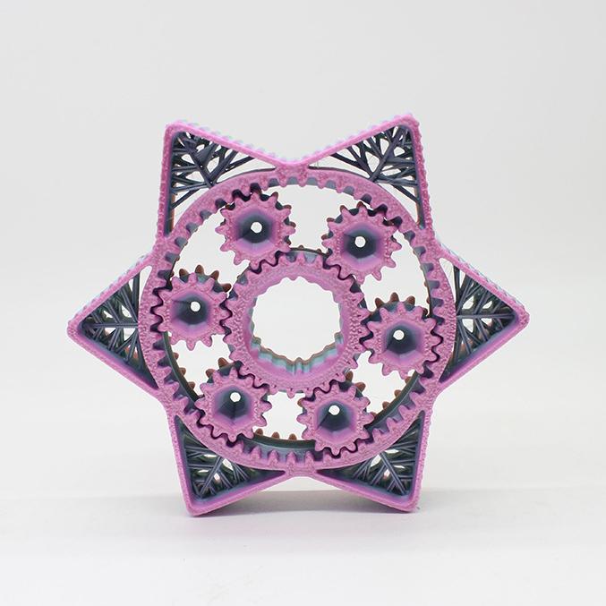

Six Pointed Star Gear Hand Spinner Fidgeting Spinner Roller Edc Relieve Stress Ease Plaything Spinning Top Tip Antistresse For Kids