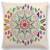 New Dreamy Sun Moon Stars Colorful Lotus Eternity Mandala Gorgeous Floral Pattern Design Prints Cushion Cover Pillow Case