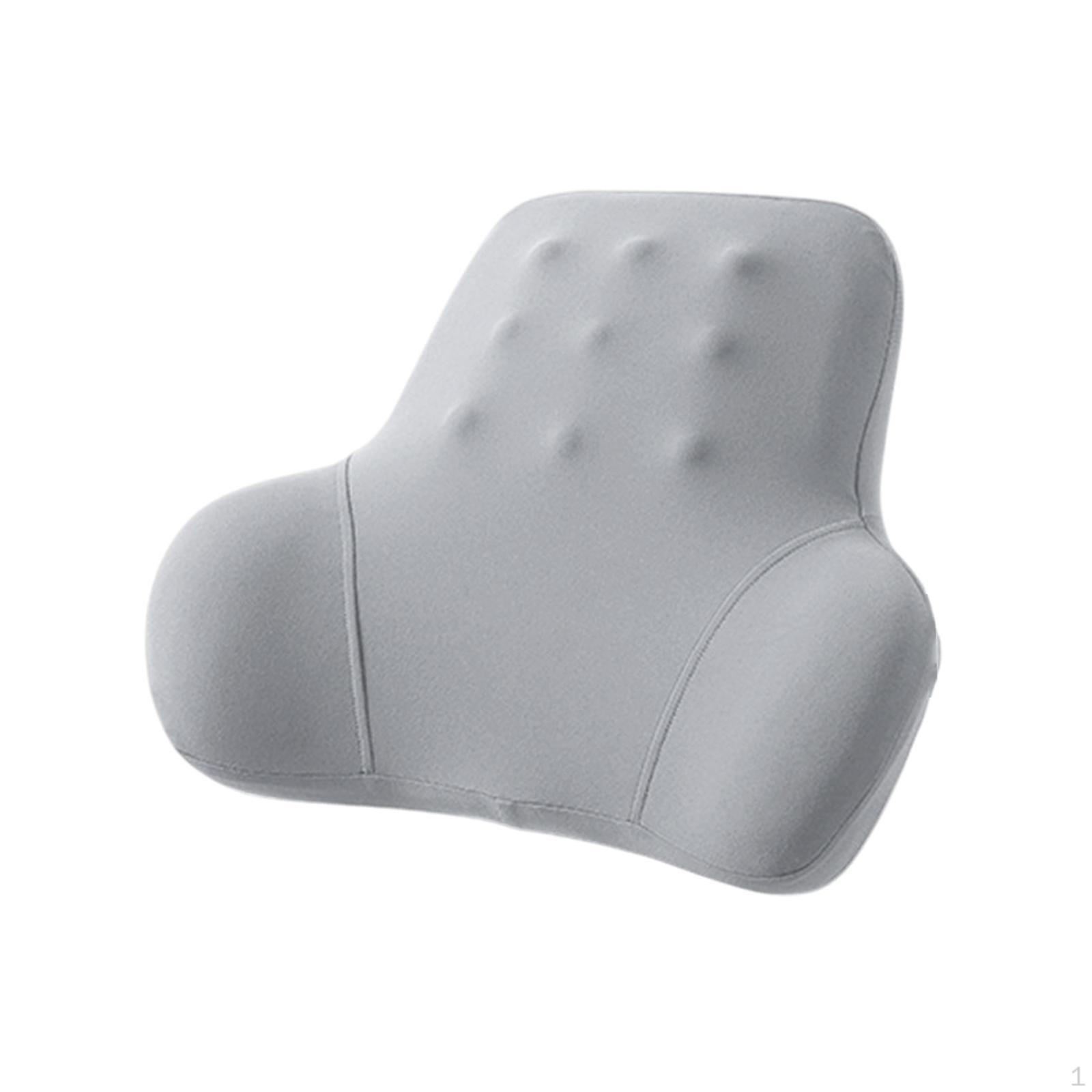 

Lower Back Support Cushion, Ergonomic Chair Pad for Travel, Home, Office, Recliner сірий