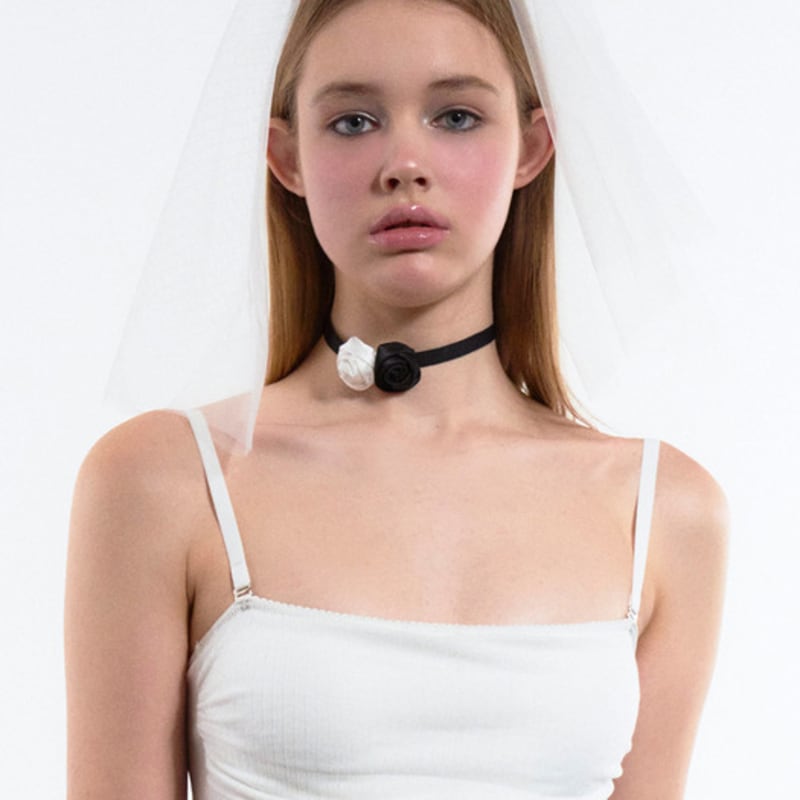 VINAJ Double Jenny Rose Choker (Black)