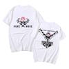 Anime Baki The Grappler Yujiro Hanma Gym Vintage Couples T-shirts Manga Harajuku Unisex T Shirt Casual Summer Cool Tshirt Tops