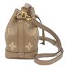 Louis Vuitton M46291 Tourtrell Szary, Kremowy Dwukolorowy Monogram En Plant Nano Noe Torba na ramię Monogram Ann Platt Używany