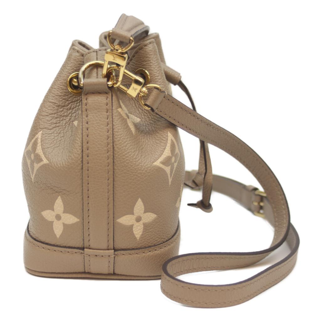 Louis Vuitton M46291 Tourtrell Szary, Kremowy Dwukolorowy Monogram En Plant Nano Noe Torba na ramię Monogram Ann Platt Używany