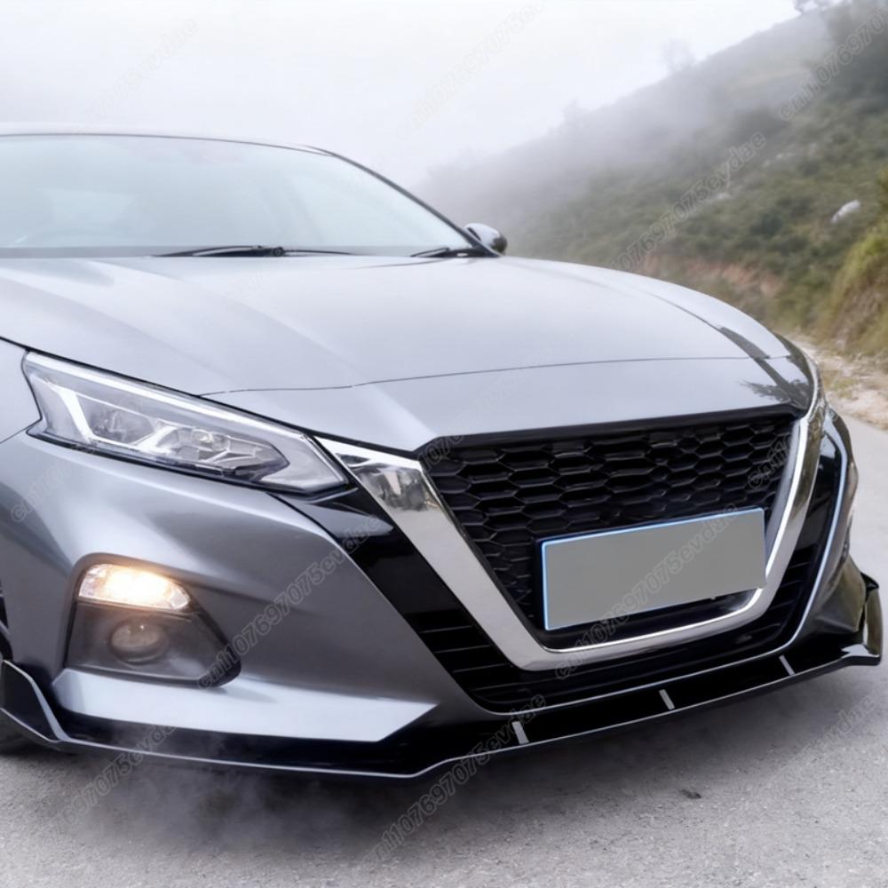 For Nissan Teana Altima 2019 2020 2021 2022 Sport Style Front Bumper Lip Splitter Surround Spoiler Diffuser Car Exterior BodyKit