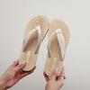Women's Casual Flat Heel Flip-Flops for Summer Outdoor Beach Fashion