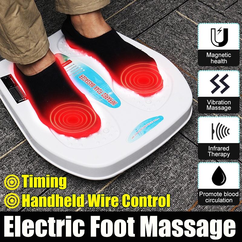 220V Infrarot-Akupunktur-Wärmetherapie Entspannend Müdigkeit Knetmassagegerät Elektrischer Infrarot-Vibrator Fußmassagegerät