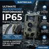 Suntekcam HT2000 Trail Camera 24MP 1080P HD 0.3s Trigger 120° PIR Motion Detector 65ft Night Vision IP65 Waterproof Wildlife Ph