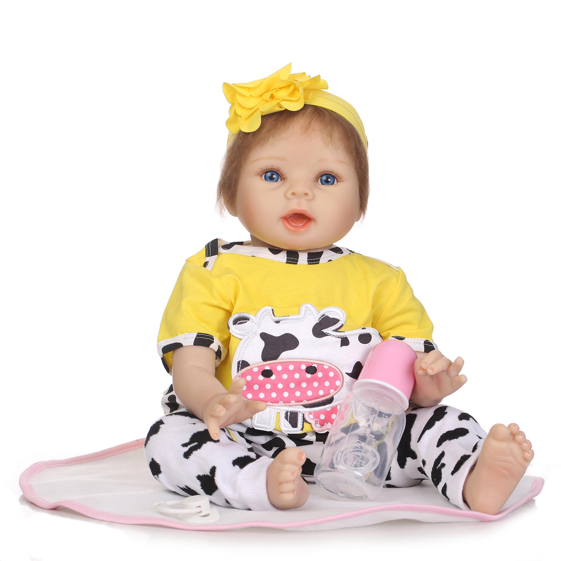 Realistic NPK Baby Doll - Cute Playhouse Toy & Gift. 55 cm